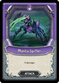 Mantix Spitter (Claimed) - Awakening - Lightseekers TCG card