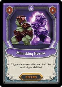 Mimicking Horror (Claimed) - Awakening - Lightseekers TCG card