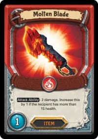 Molten Blade (Unclaimed) - Awakening - Lightseekers TCG card