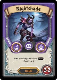 Nightshade (Unclaimed) - Awakening - Lightseekers TCG card