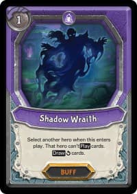 Shadow Wraith (Claimed) - Awakening - Lightseekers TCG card