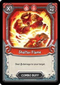 Shatter Flame (Unclaimed) - Awakening - Lightseekers TCG card
