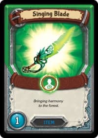 Singing Blade (Unclaimed) - Awakening - Lightseekers TCG card