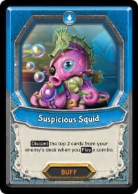 Suspicious Squid (Unclaimed) - Awakening - Lightseekers TCG card