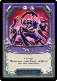 Terrify (Claimed) - Awakening - Lightseekers TCG card