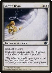 Serra's Boon - Planar Chaos - Magic: The Gathering card