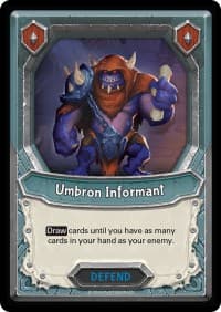 Umbron Informant (Claimed) - Awakening - Lightseekers TCG card