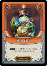 Warp Toad (Claimed) - Awakening - Lightseekers TCG card