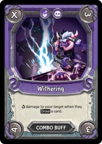 Withering (Claimed) - Awakening - Lightseekers TCG card