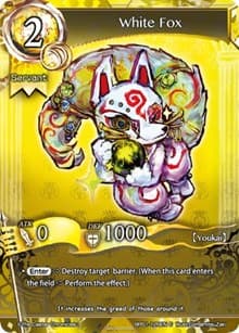 White Fox - The Magic Battle Begins - The Caster Chronicles card