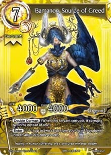 Bamanon, Source of Greed - The Magic Battle Begins - The Caster Chronicles card