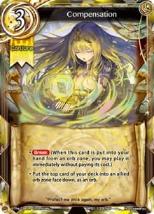 Compensation - The Magic Battle Begins - The Caster Chronicles card