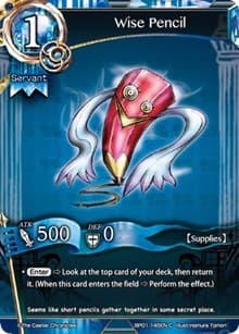 Wise Pencil - The Magic Battle Begins - The Caster Chronicles card
