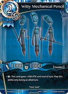 Witty Mechanical Pencil - The Magic Battle Begins - The Caster Chronicles card