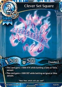 Clever Set Square - The Magic Battle Begins - The Caster Chronicles card