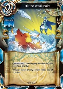 Hit the Weak Point - The Magic Battle Begins - The Caster Chronicles card
