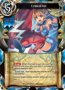 Critical Hit - The Magic Battle Begins - The Caster Chronicles card