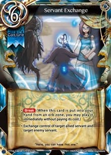 Servant Exchange - The Magic Battle Begins - The Caster Chronicles card