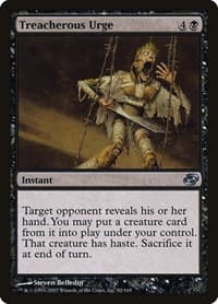 Treacherous Urge - Planar Chaos - Magic: The Gathering card