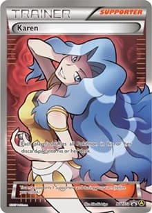 Karen - XY177a - Alternate Art Promos - Pokemon card