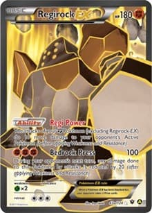 Regirock EX - 43a/124 - Alternate Art Promos - Pokemon card