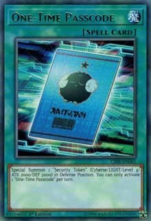 One-Time Passcode - Circuit Break - YuGiOh card