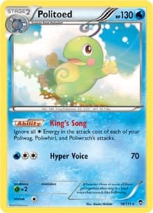 Politoed - 18/111 (Cosmos Holo) - Miscellaneous Cards & Products - Pokemon card