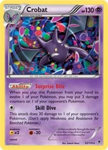 Crobat - 33/119 (Cosmos Holo) - Miscellaneous Cards & Products - Pokemon card