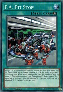 F.A. Pit Stop - Circuit Break - YuGiOh card