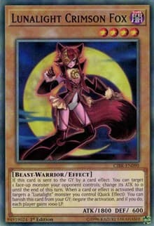 Lunalight Crimson Fox - Circuit Break - YuGiOh card