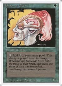Llanowar Elves - Revised Edition - Magic: The Gathering card