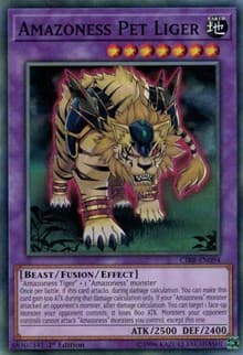 Amazoness Pet Liger - Circuit Break - YuGiOh card