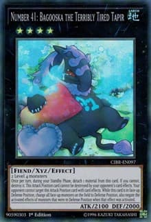 Number 41: Bagooska the Terribly Tired Tapir - Circuit Break - YuGiOh card