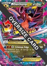 M Garchomp EX - XY168 - Jumbo Cards - Pokemon card