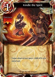 Kindle the Spirit - SD01: Wings of Anger - The Caster Chronicles card