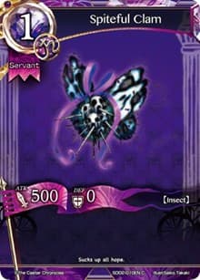 Spiteful Clam - SD02: Arrogant Swallowtail - The Caster Chronicles card