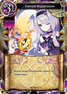Forced Repatriation - SD02: Arrogant Swallowtail - The Caster Chronicles card