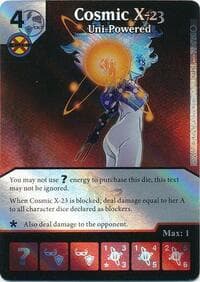 Cosmic X-23 - Uni-Powered - X-Men First Class - Dice Masters card
