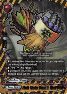 Earth Cluster Demonic Rock Palm - Overturn! Thunder Empire!! - Future Card BuddyFight card