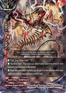 Thunder Bones, Spark Gallows - Overturn! Thunder Empire!! - Future Card BuddyFight card