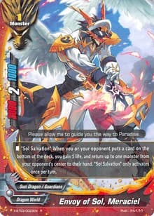 Envoy of Sol, Meraciel - Overturn! Thunder Empire!! - Future Card BuddyFight card