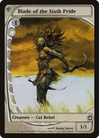 Blade of the Sixth Pride - Future Sight - Magic: The Gathering card