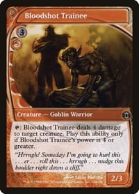 Bloodshot Trainee - Future Sight - Magic: The Gathering card