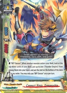Connect Ninja, Tomonoshin - Overturn! Thunder Empire!! - Future Card BuddyFight card