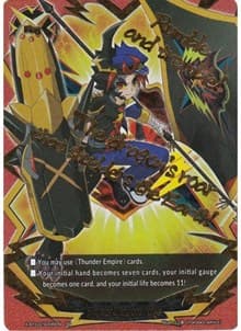 Thunder Emperor's Fangs - Overturn! Thunder Empire!! - Future Card BuddyFight card