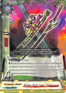 Hidden Dark Arms, Yobigatana - Overturn! Thunder Empire!! - Future Card BuddyFight card