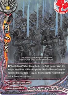 Apocalypse Knights Brigade, Pale Riders - Overturn! Thunder Empire!! - Future Card BuddyFight card