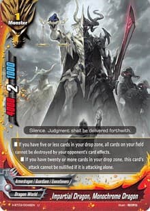 Impartial Dragon, Monochrome Dragon - Overturn! Thunder Empire!! - Future Card BuddyFight card