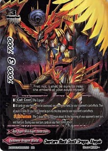 Overturn Black Death Dragon, Abygale - Overturn! Thunder Empire!! - Future Card BuddyFight card