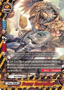 Frenzy Bear-gollum - Overturn! Thunder Empire!! - Future Card BuddyFight card